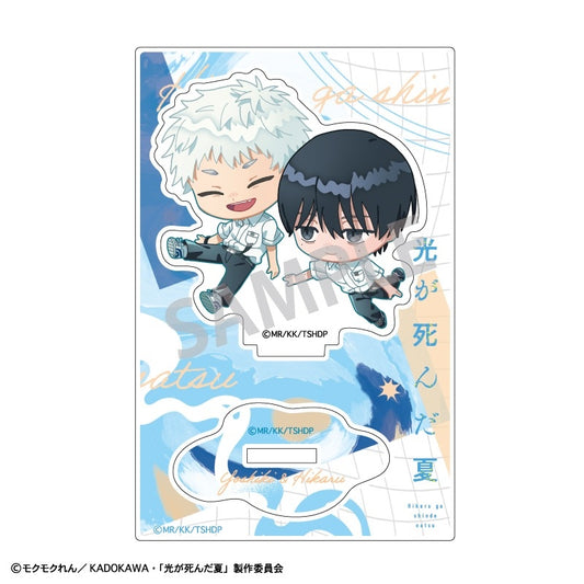 [PRE-ORDER] The Summer Hikaru Died - Mini Acrylic Stand Yoshiki & Hikaru School Uniform