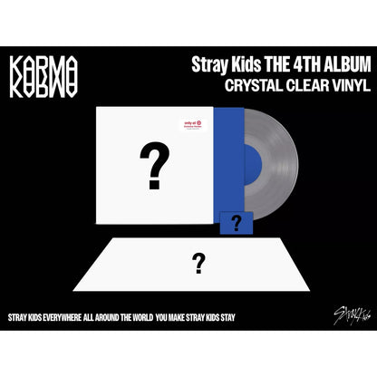 [PRE-ORDER] STRAY KIDS - 4th Full Album "KARMA" (CRYSTAL CLEAR VINYL) [TARGET USA EXCLUSIVE]