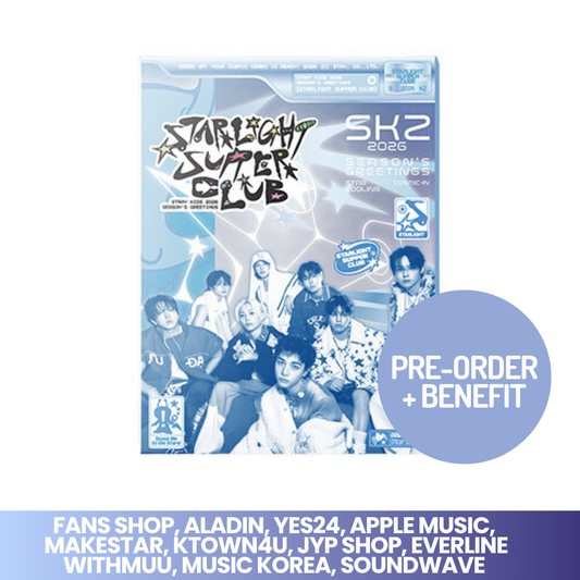 [PRE-ORDER] STRAY KIDS - 2026 SEASON'S GREETINGS [STARLIGHT SUPPER CLUB] + PRE-ORDER BENEFIT (SELECT STORE)