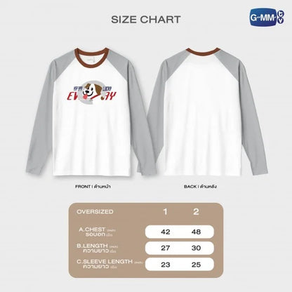 [PRE-ORDER] GMMTV - BOYS IN LOVE | HAPPY LUCKY EVERYDAY LONG SLEEVE T-SHIRT