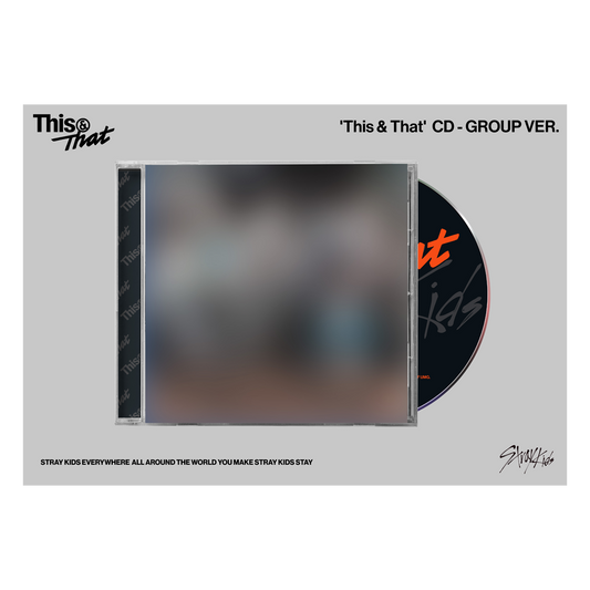 【PRE-ORDER】 STRAY KIDS - 'THIS & THAT' CD - GROUP VER.