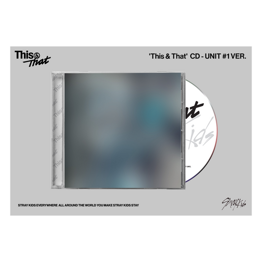【PRE-ORDER】 STRAY KIDS - 'THIS & THAT' CD - UNIT #1 VER.