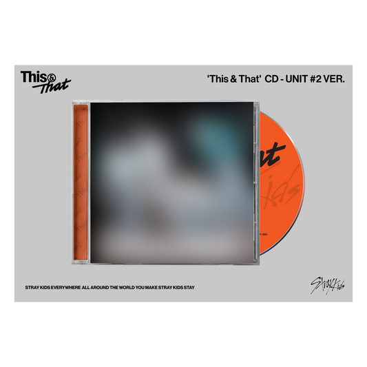 【PRE-ORDER】 STRAY KIDS - 'THIS & THAT' CD - UNIT #2 VER.