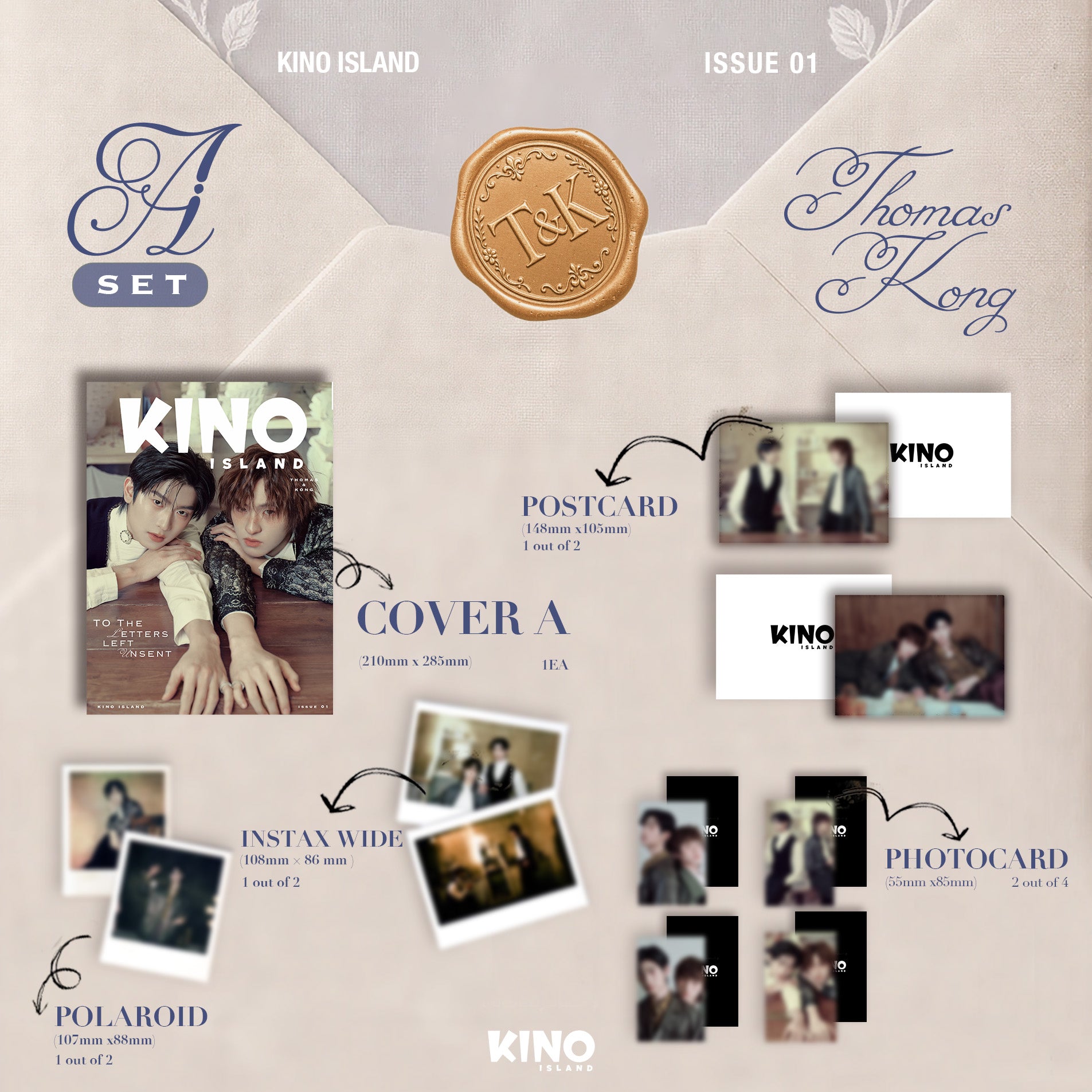 【PRE-ORDER】 KINO ISLAND - [A] KINO ISLAND ISSUE 01 : THOMASKONG