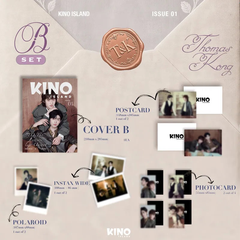 【PRE-ORDER】 KINO ISLAND - [B형] KINO ISLAND ISSUE 01 : THOMASKONG